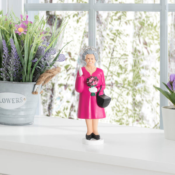 Image of Solar Queen Jubilee Waving Figurine Kikkerland